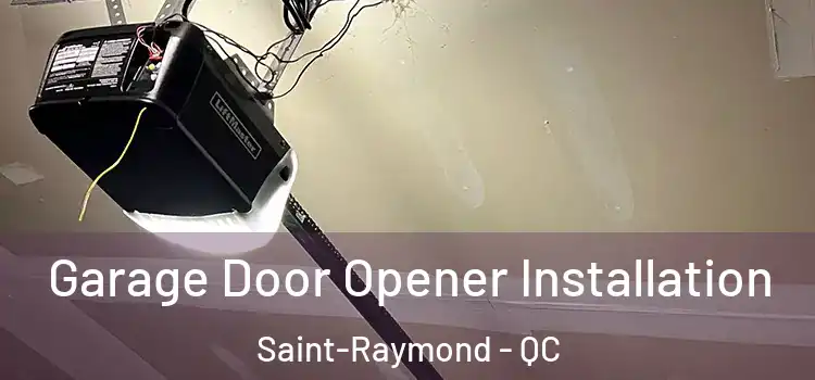  Garage Door Opener Installation Saint-Raymond - QC